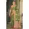 Tissue Silk Weaving Butti Work Indian Saree In Mehendi Green - 8480182708