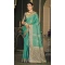 Tissue Silk Weaving Butti Work Indian Saree In Mint Green - 8480182711