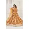 Butterfly Net Embroidery Work Plus Size Lehenga Choli In Brown - 8489182750