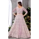 Embroidery Work Net Lavender Color Plus Size Lehenga Choli - 8490182754
