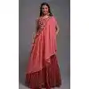 Maroon Viscose With Embroidery Work Party Wear Lehenga Choli - 8496182794