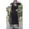 Faux Georgette Sequins Work Black Readymade Gown With Dupatta - 8506182831