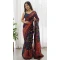 Navy Blue Color Soft Silk Weaving Work Indian Saree - 8537182949