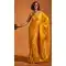 Zari Weaving Work Satin Silk Indian Saree Blouse In Mustard - 8545182982