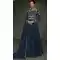 Premium Silk Embroidery Work Navy Blue Anarkali Gown Dresses - 8556183030