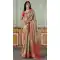 Stunning Multi Color Tissue Silk Flower Print Work Party Wear Saree - 8583183141