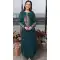 Georgette Rama Blue Color Embroidery Work Pakistani Salwar Kameez - 8590183188