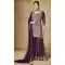 Chinon Sequins Embroidery Work Pakistani Sharara Suit In Wine - 8659183557