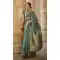 Glamorous Teal Blue Khaddi Silk Weaving Work Traditional Wear Saree - 8660183565