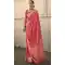 Heavy Khaddi Silk Pink Weaving Work Traditional Wear Saree - 8660183566