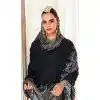 Modal Silk Embroidery Work Plus Size Pakistani Salwar Kameez In Aqua Blue - 8674183642