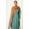 Modal Silk Embroidery Work Plus Size Pakistani Salwar Kameez In Mint Green - 8674183645