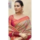 Pattu Silk Zari Weaving Work Multi Color Indian Saree - 8706183827