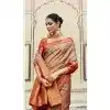 Multi Color Pattu Silk Zari Weaving Work Plus Size Indian Saree - 8706183829
