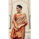 Multi Color Pattu Silk Zari Weaving Work Indian Saree - 8706183829