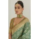 Weaving Work Organza Silk Party Wear Multi Color Heavy Indian Saree - 8707183834