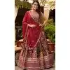 Dull Satin Digital Print Work Plus Size Navratri Lehenga Choli In Multi Color - 8713183863