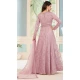 Net Embroidered Work Pakistani Anarkali Salwar Suit in Pink -8741183975