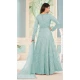 Net Embroidered Work Pakistani Anarkali Salwar Suit in Sky Blue -8741183977