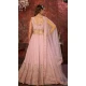 Faux Georgette Embroidery Work Wedding Lehenga Choli in Pink -8804184240