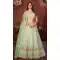 Faux Georgette Embroidery Work Wedding Lehenga Choli in Pista Green -8804184243