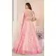 Georgette Sequence Work Bridal Wear Lehenga Choli in Pink -8824184346