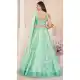 Georgette Sequence Work Bridal Wear Lehenga Choli in Turquoise -8824184347