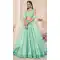 Georgette Sequence Work Bridal Wear Lehenga Choli in Turquoise -8824184347