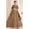 Beige Net Thread Sequence Work Bridal Wear Lehenga Choli -8824184355