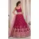 Georgette Thread Sequence Work Bridal Wear Lehenga Choli in Pink -8824184356