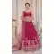 Georgette Thread Sequence Work Bridal Wear Lehenga Choli in Pink -8824184356