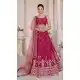 Georgette Thread Sequence Work Bridal Wear Lehenga Choli in Pink -8824184356