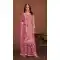Embroidery Work Pink Color Faux Georgette Pakistani Palazzo Suit -8838184424