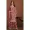 Embroidery Work Rose Taupe Color Faux Georgette Pakistani Palazzo Suit -8838184427