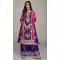 Embroidery Work Real Chinon Designer Palazzo Suit In Purple -8888184663