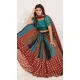 Print Work Silk Gujarati Garba Navratri Lehenga Chaniya Choli in Multi Color -8911184770