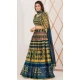 Multi Color Print Work Silk Gujarati Garba Navratri Lehenga Chaniya Choli -8911184774