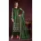 Butterfly Net Sequence Embroidery Work Salwar Kameez in Green -8921184849