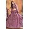 Dark Mauve Color Soft Net Sequence Work Designer Lehenga Choli -8966185043