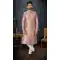 Banarasi Jacquard Rose Gold Pink Color Men's Wear Indo Western Sherwani -9010185214