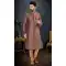 Banarasi Jacquard Wine Color Men's Wear Indo Western Sherwani -9010185223