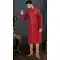 Maroon Color Jacquard Men's Wear Indo Western Sherwani -9010185229