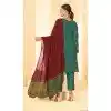 Georgette Embroidery Work Party Wear Plus Size Salwar Suit in Morepeach -9035185382