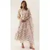 Multi Color Pure Cotton Foliage Print Work Designer Plus Size Readymade Salwar Suit -9088185636