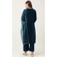 Velvet Embroidery Work Designer Heavy Readymade Salwar Suit in Navy Blue -9087185633