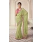 Organza Thread Work Designer Wear Saree Blouse in Pista Green -9104185687