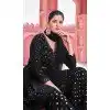 Georgette Embroidery Work Designer Wear Plus Size Salwar Suit in Black -9109185708