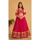 Georgette Embroidery Work Designer Wear Lehenga Choli in Pink -9125185818