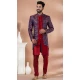 Banarasi Dhupion Silk Designer Indo Western for Men in Multi Color -9131185828