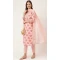 Printed Work Cotton Trendy Readymade Salwar Suit in Pink -9154185987